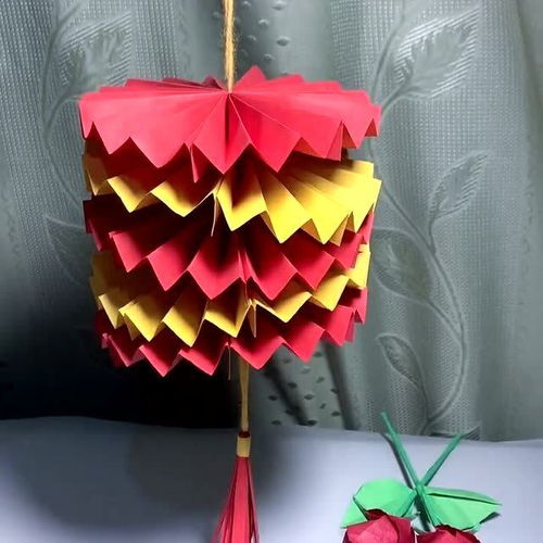 简单的中秋国庆节手工灯笼,几张卡纸就能搞定,简直不要太美