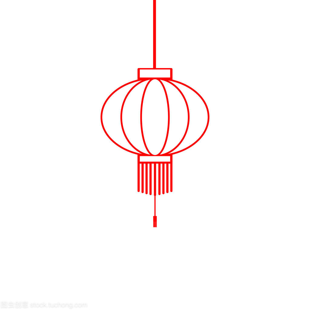中国灯笼矢量图
