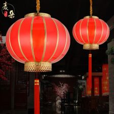 灯笼形全铜大吊灯