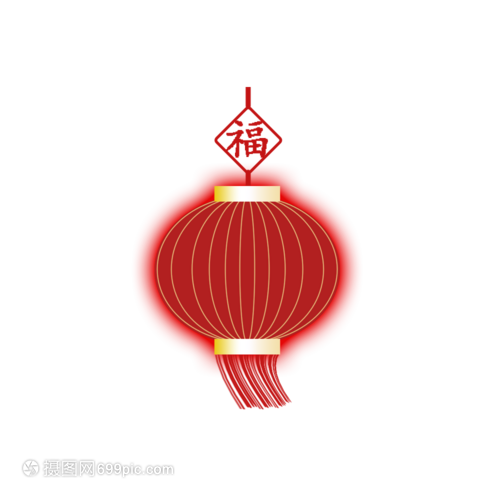 PSD卡通节日元素传统元素红色灯笼