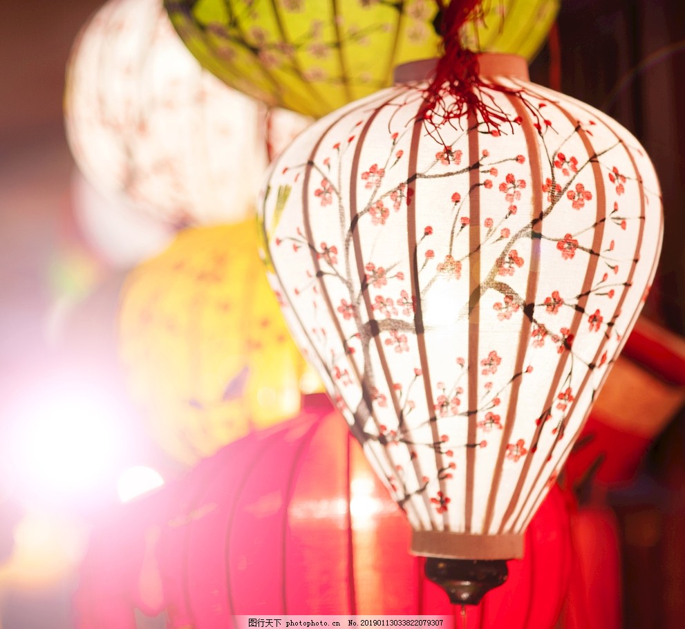高清节日灯笼摄影图