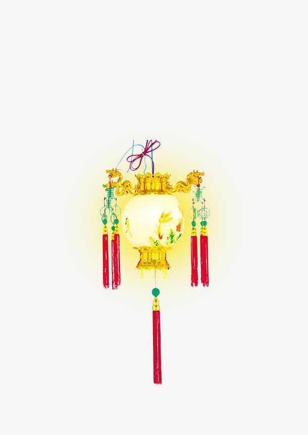 灯笼宫灯高清素材 中秋节 字体装饰元素 .