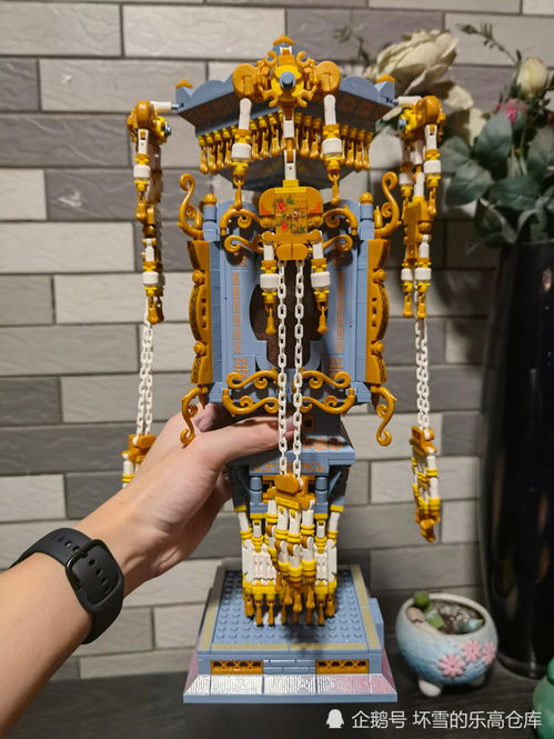 用1500片零件做成一盏可以点亮的华丽宫灯,玩起来又感觉如何呢