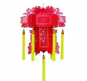 红红的宫灯 传统文化与现代生活的交融